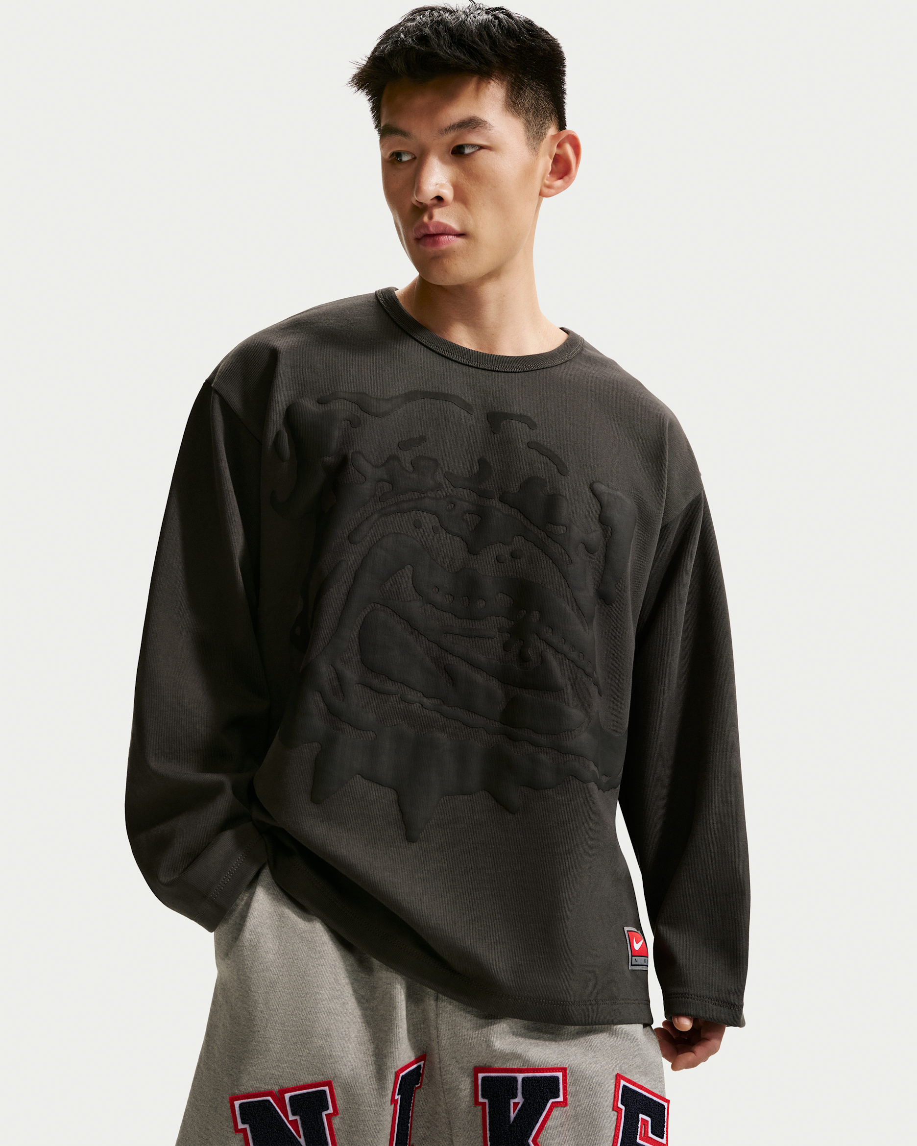 NIKE公式】ナイキ ライフ メンズ ミッドウェイト クルーネック